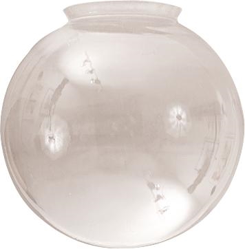 Flänsglob 150mm infästning Klarglas